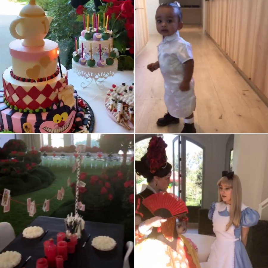 Alice-in-Wonderland Kardashian Birthday Party