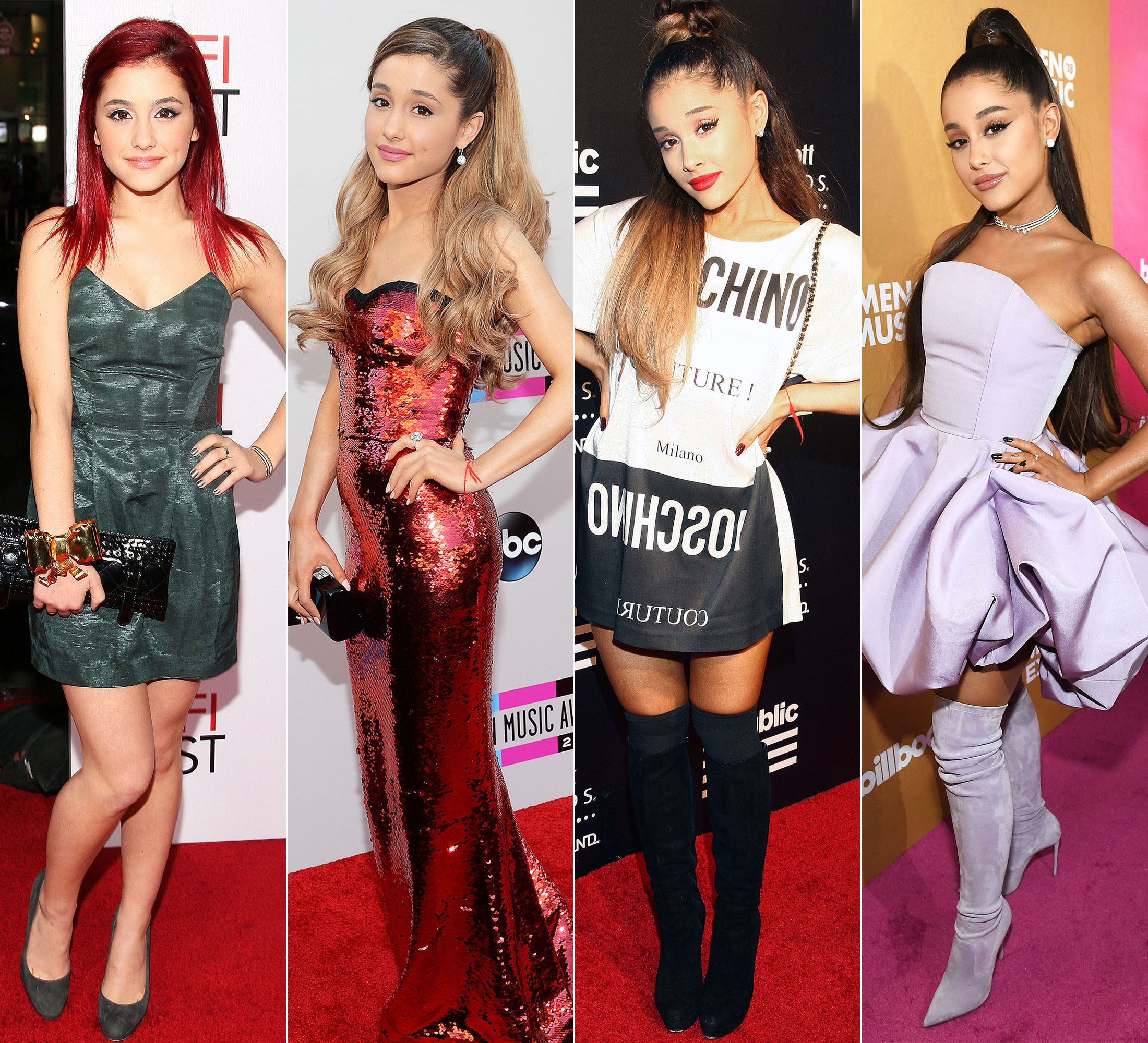 Ariana Grande Porn Taylor Swift Nude - Ariana Grande's Style Evolution: Red Carpet and Beyond
