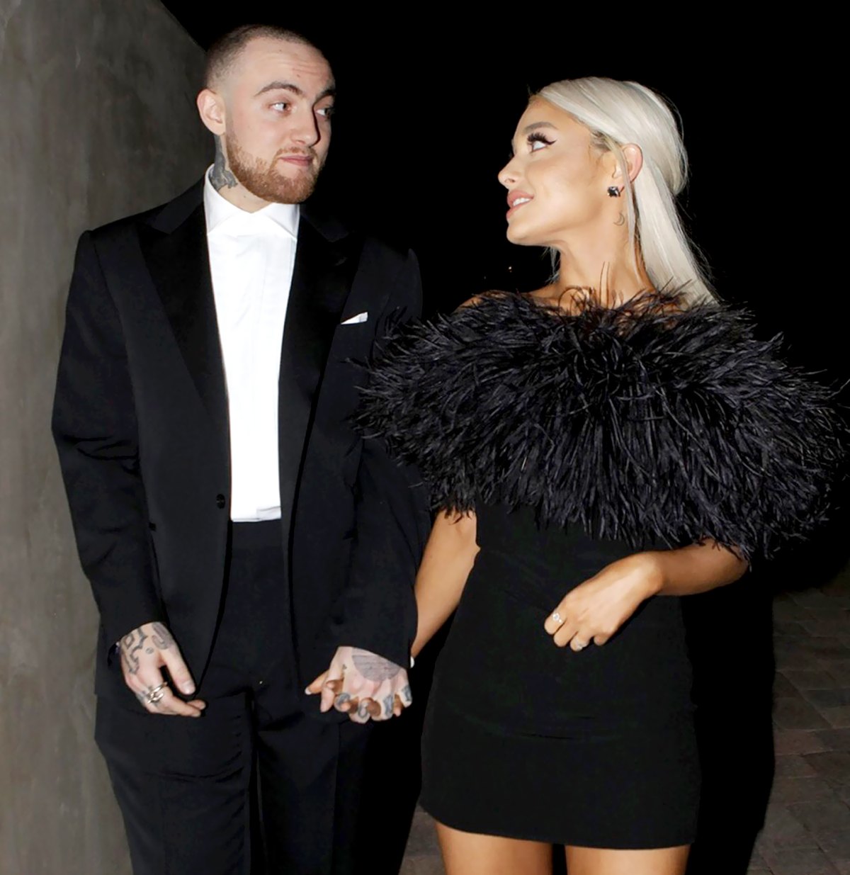 Ariana Grande and Mac Miller Attend Pittsburgh Steelers Football