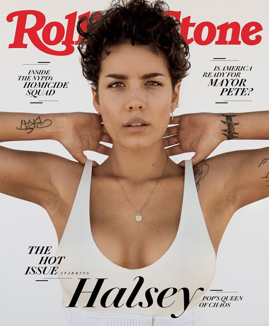 Halsey Shows Off Armpit Hair On Rolling Stone Cover Us Weekly 3052