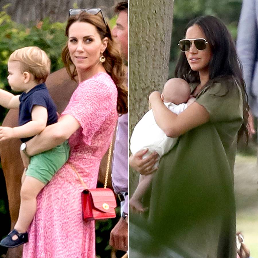 Harry, Meghan, Will and Kate Bring Kids to Polo Match: Photos