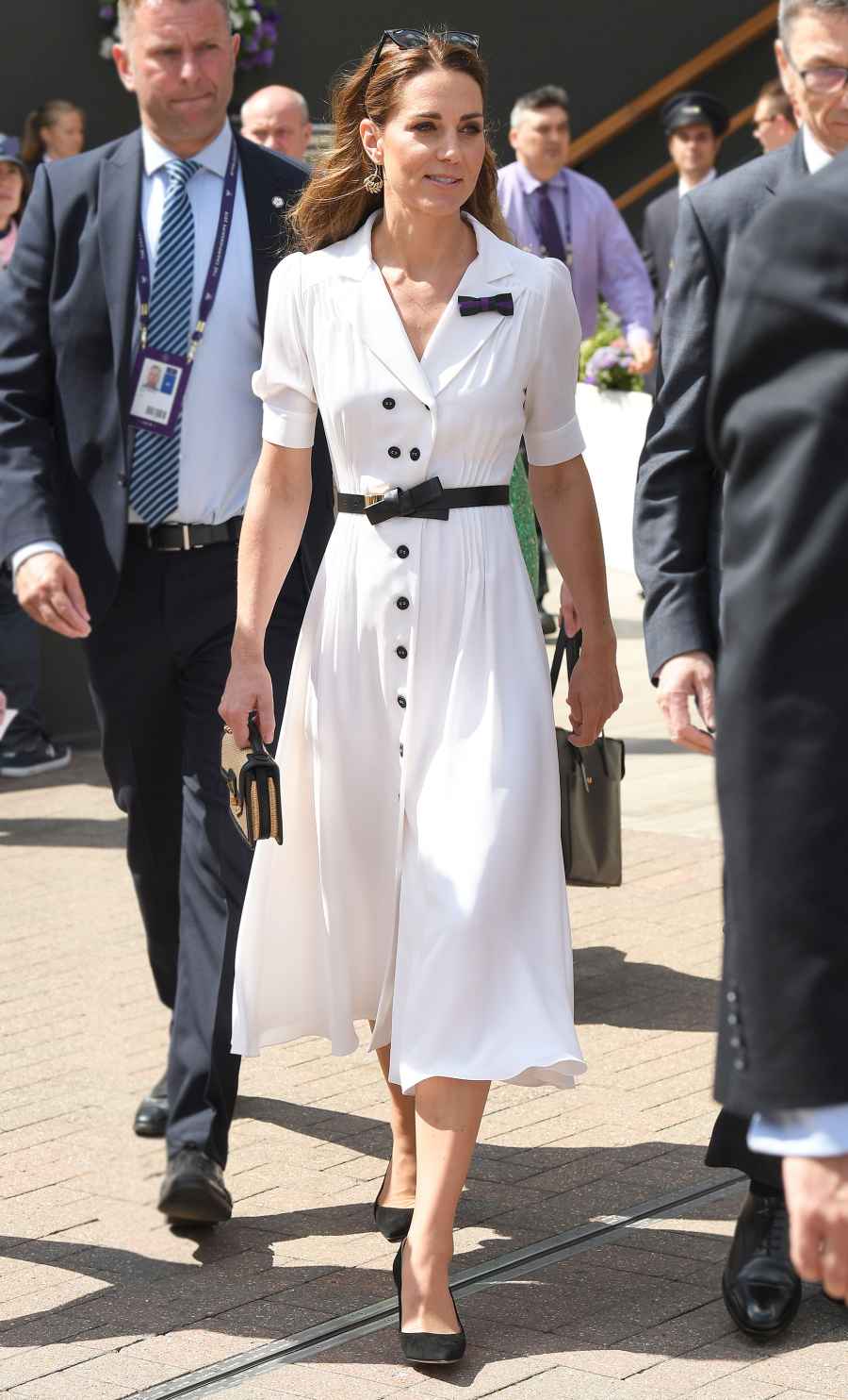 Kate Middleton Wimbledon White Dress July 2, 2019