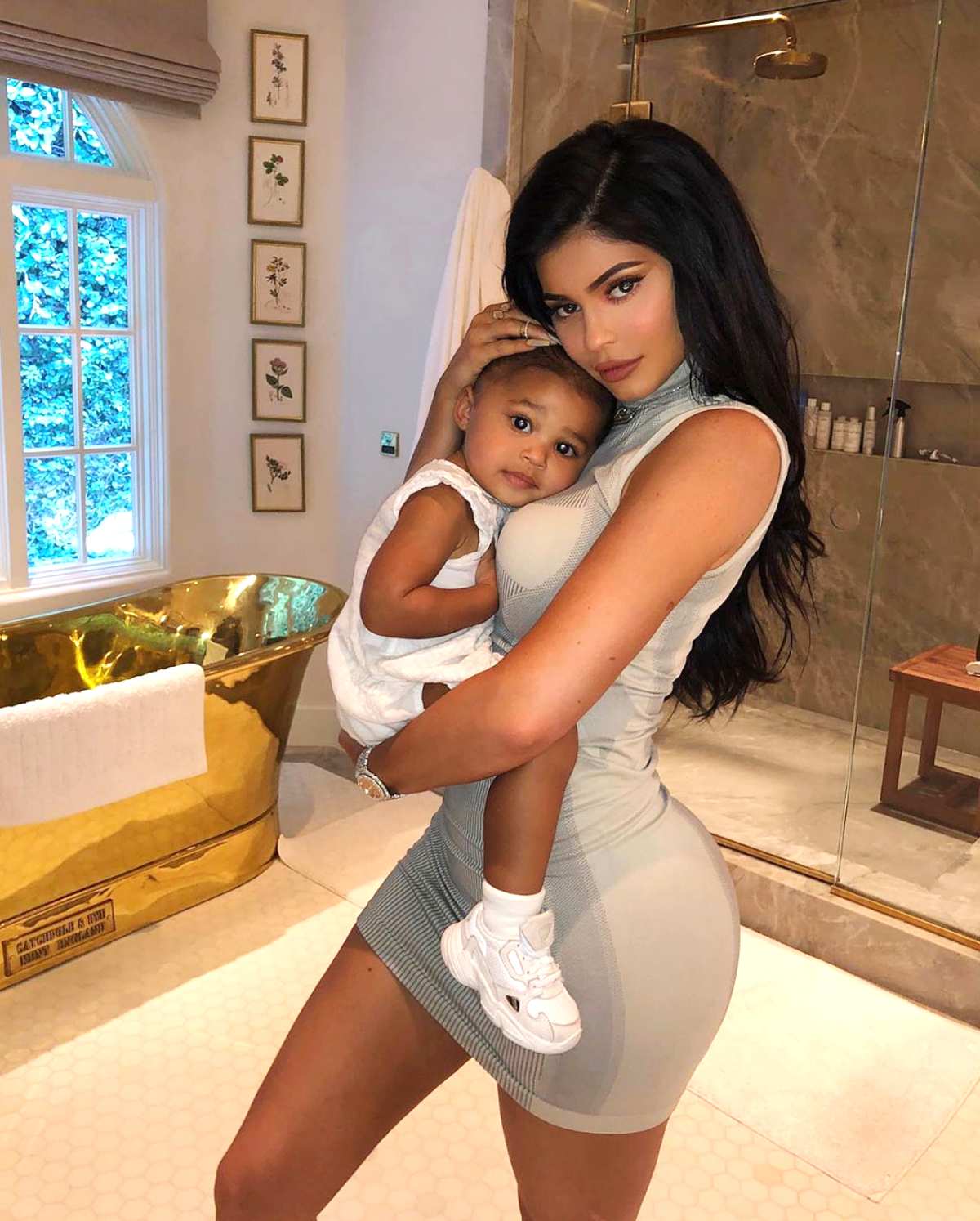 Kylie Jenner's Daughter Stormi Helps Mom Unbox Balenciaga Pumps