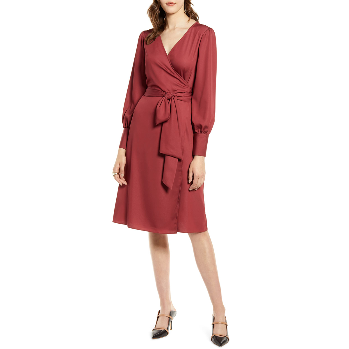 Wrap dress sales trend 2019