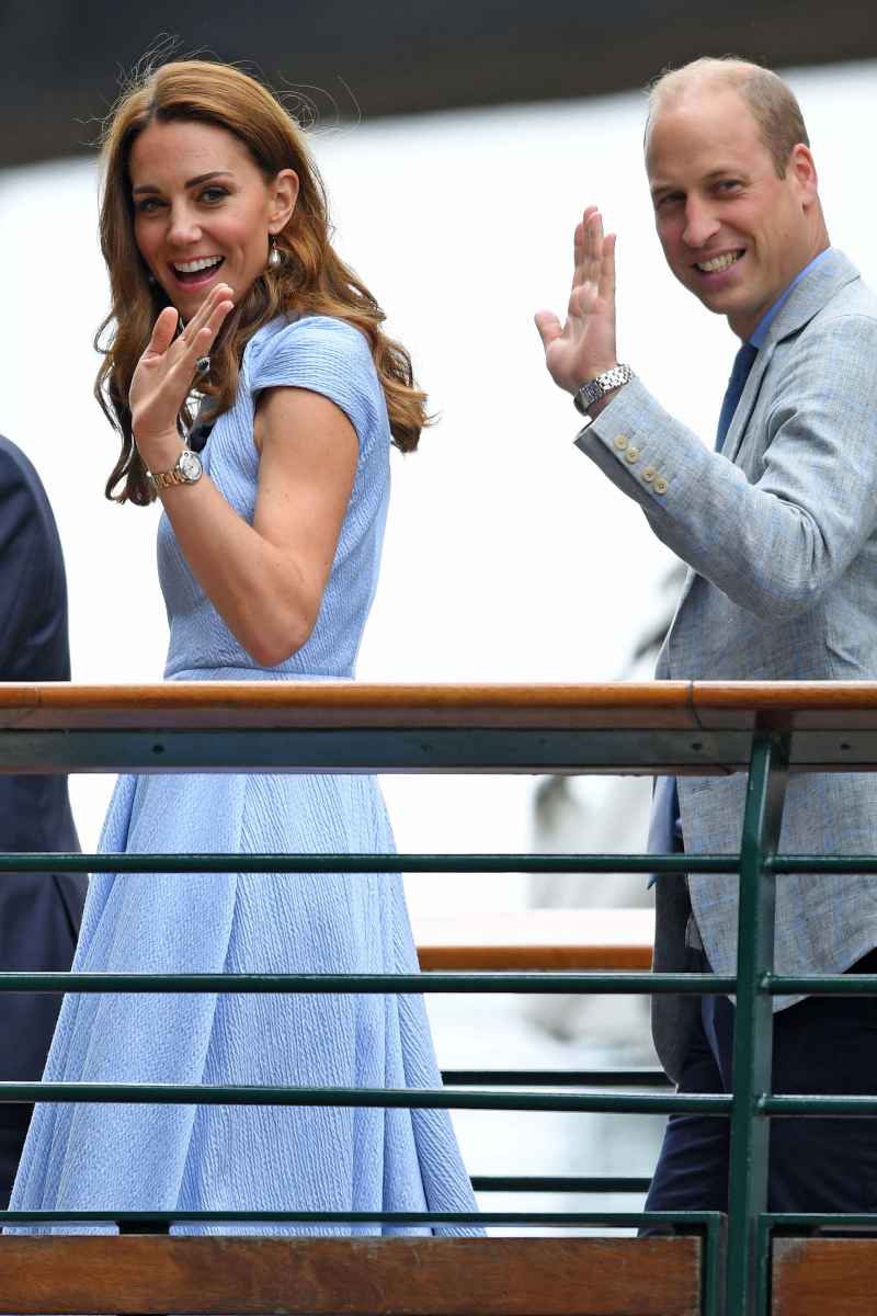 Duchess Kate, Prince William Beam in Blue at 2019 Wimbledon Final | Us ...