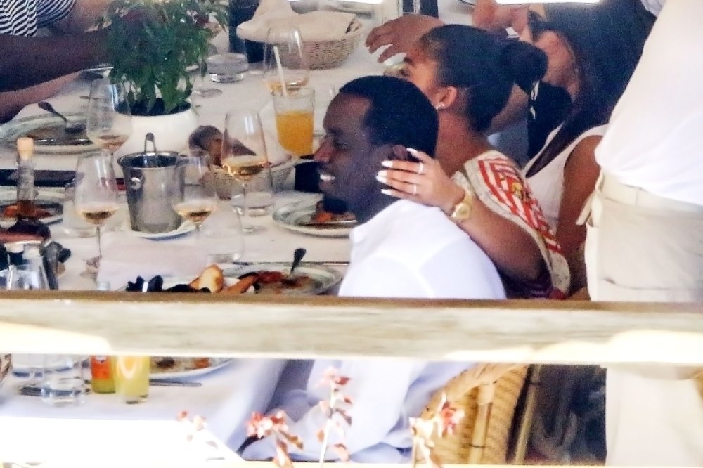 Diddy Vacations With Rumored GF Lori and Her Dad Steve Harvey