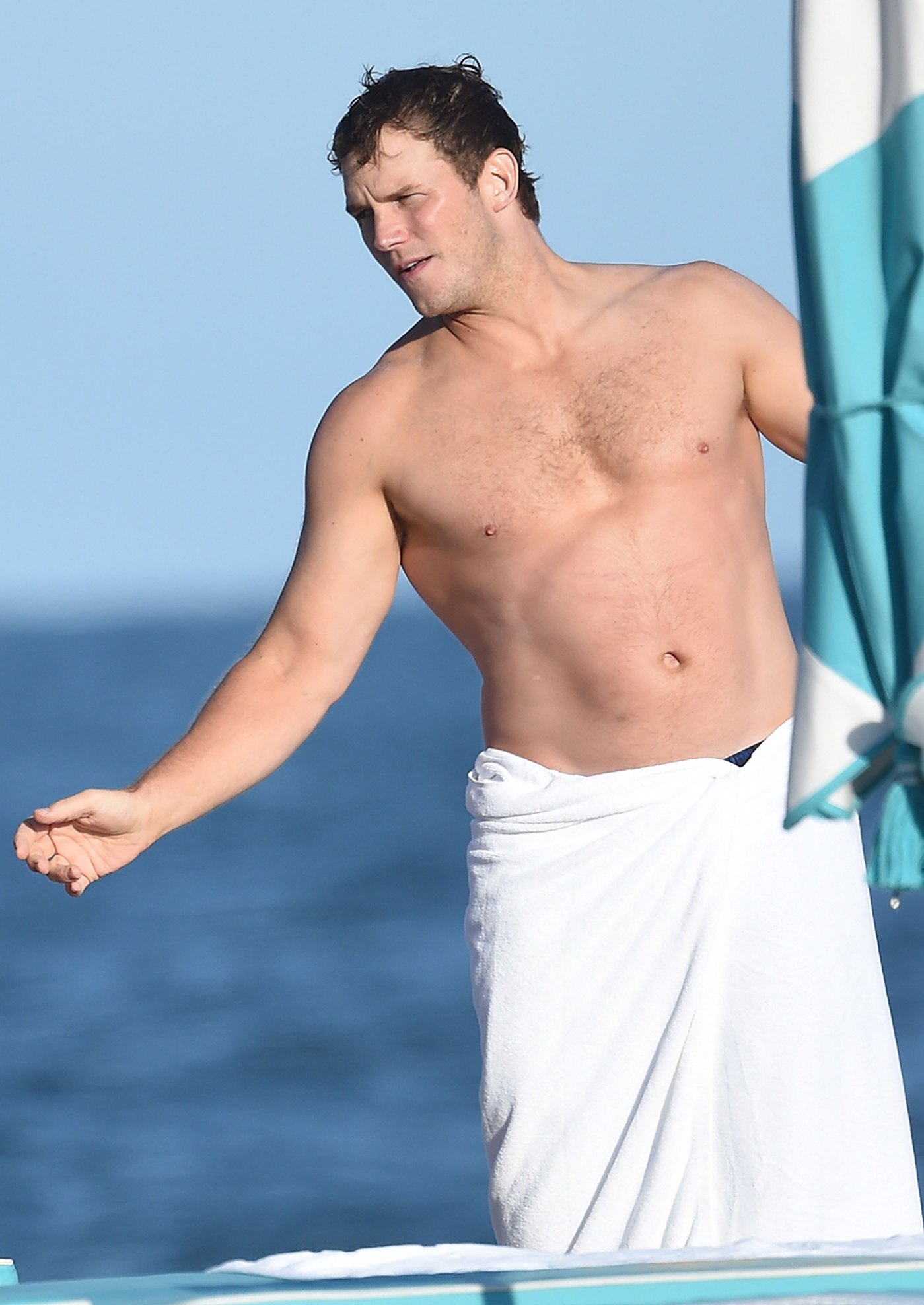 Hottest Celebrity Men at the Beach in Swim Trunks, Shirtless | Us Weekly