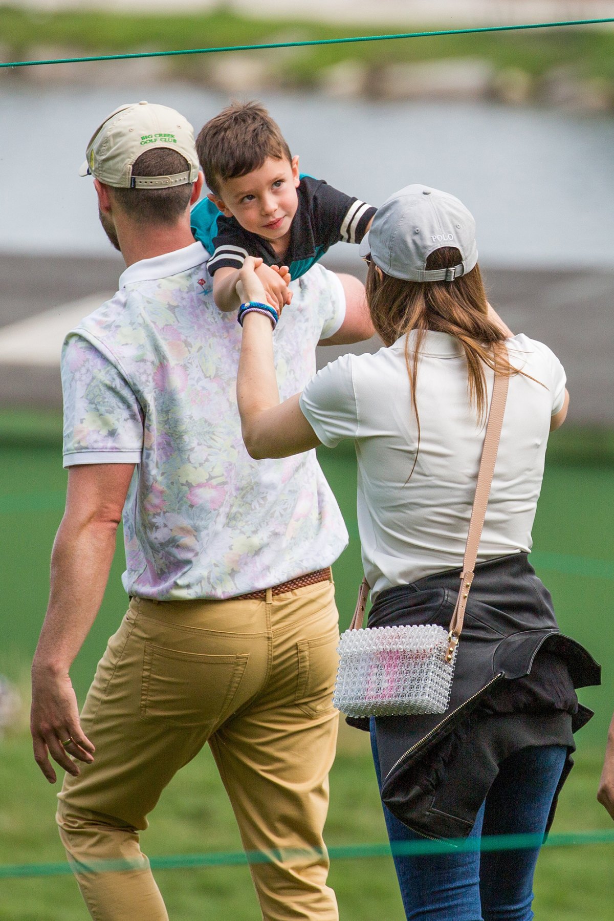 Justin Timberlake, Jessica Biel Spend Day at Golf Course With Silas