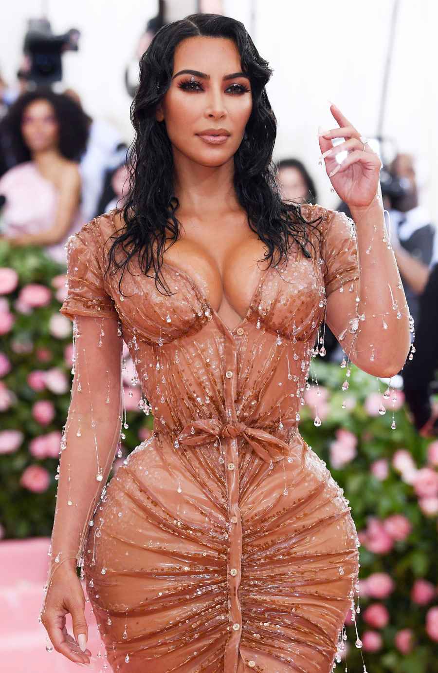 Kim Kardashian Removed Fake Nipples From Her Met Gala Dress Us Weekly