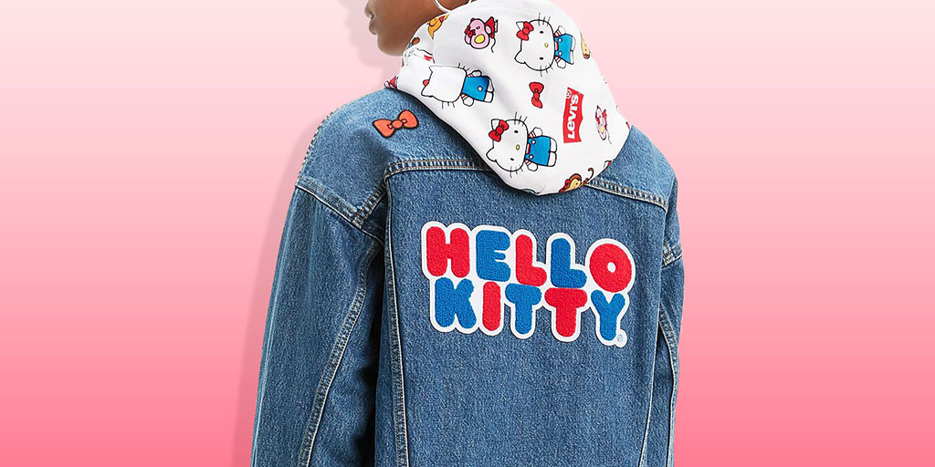 Hello Kitty LV Inspired Blue Ready To Press Sublimation Print for