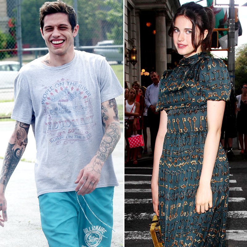 Pete Davidson, GF Margaret Qualley Travel to Venice