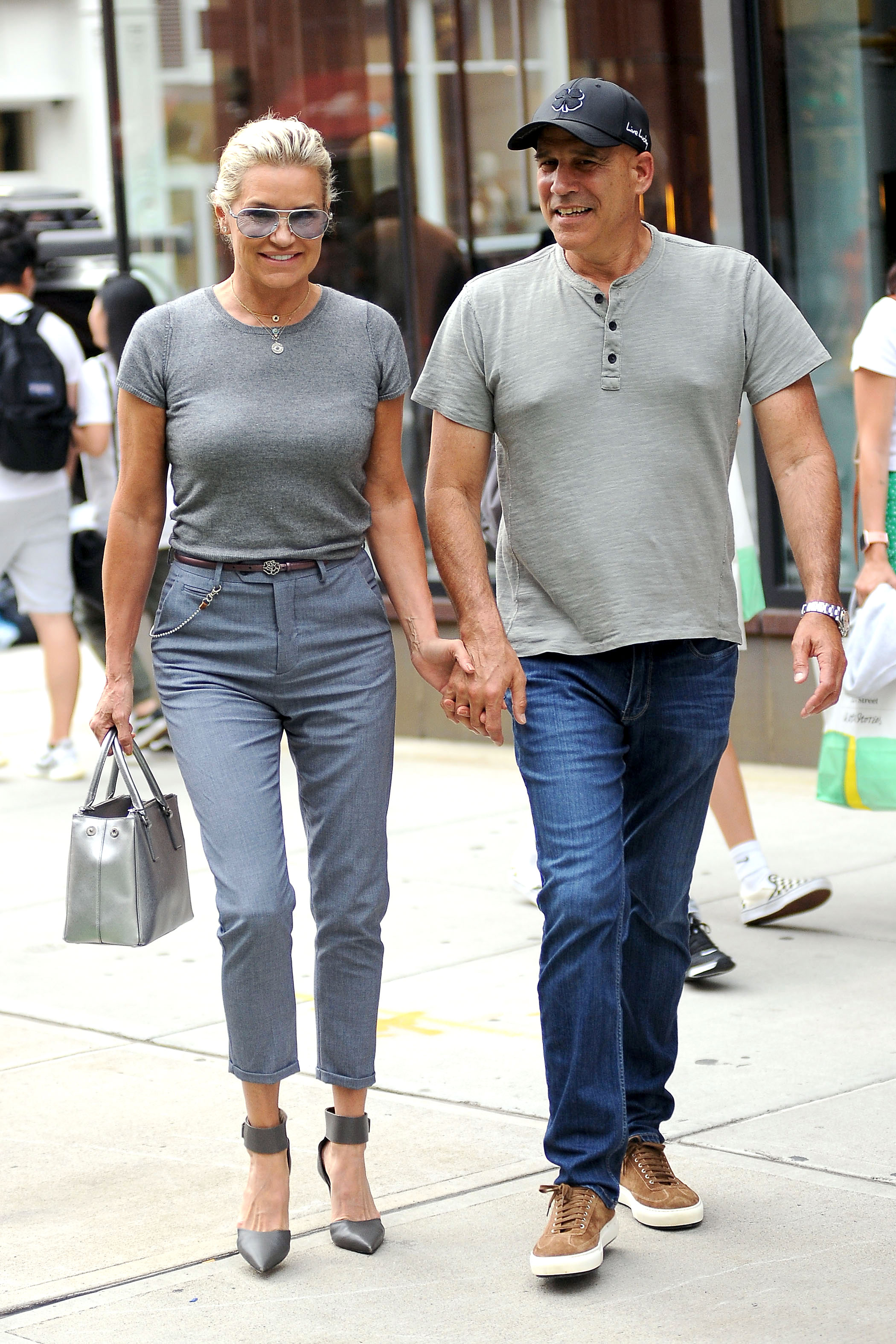 Yolanda Hadid Holds Hands With Mystery Man In Nyc Pics