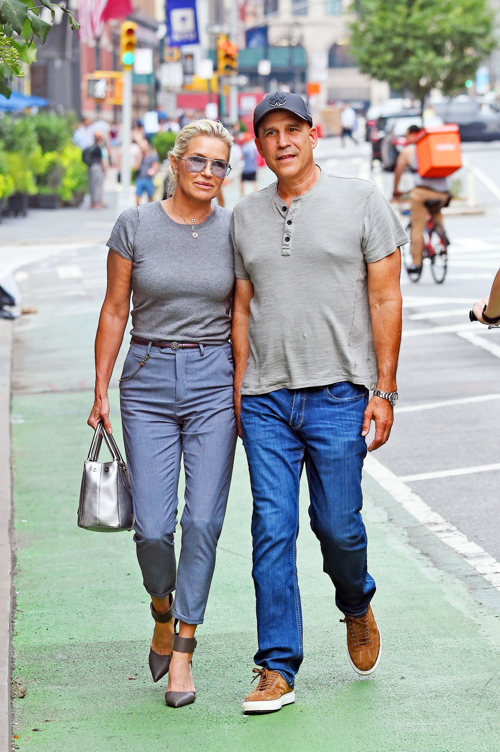 Yolanda Hadid Holds Hands With Mystery Man in NYC: Pics