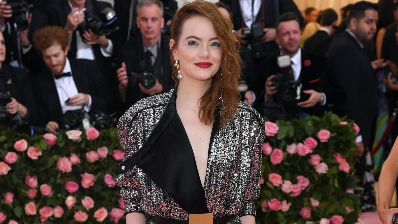 Emma Stone wears black and white for Cruella premiere red carpet - The  Irish News