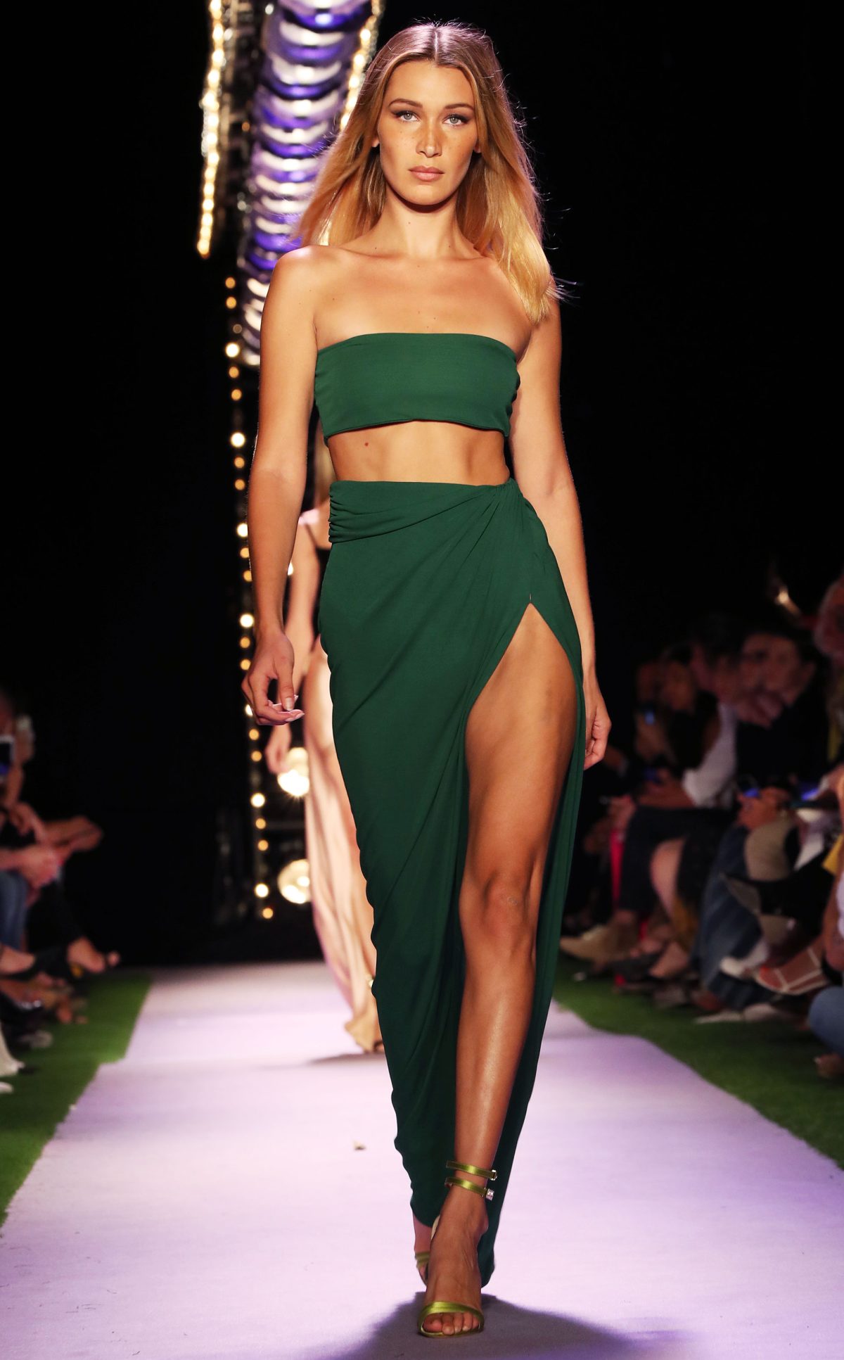 Bella Hadid Models HELMUT LANG Pre-Fall 2020 Collection