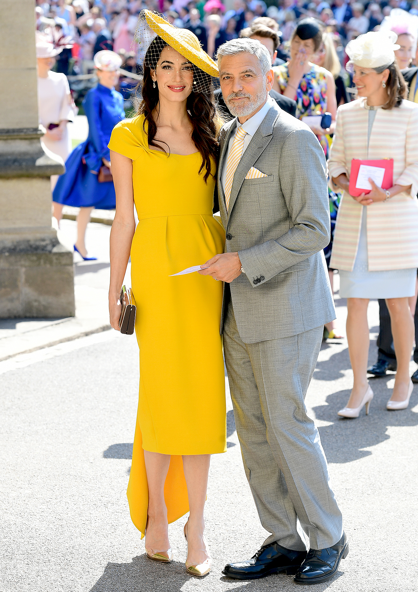 George y Amal Clooney se adelantan al viaje del décimo aniversario en los premios Albie