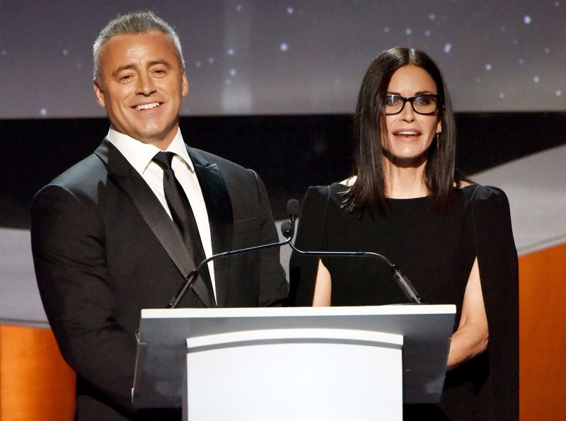 Matt LeBlanc and Courteney Cox Writers Guild Awards 'Friends' Cast Reuniting Through the Years