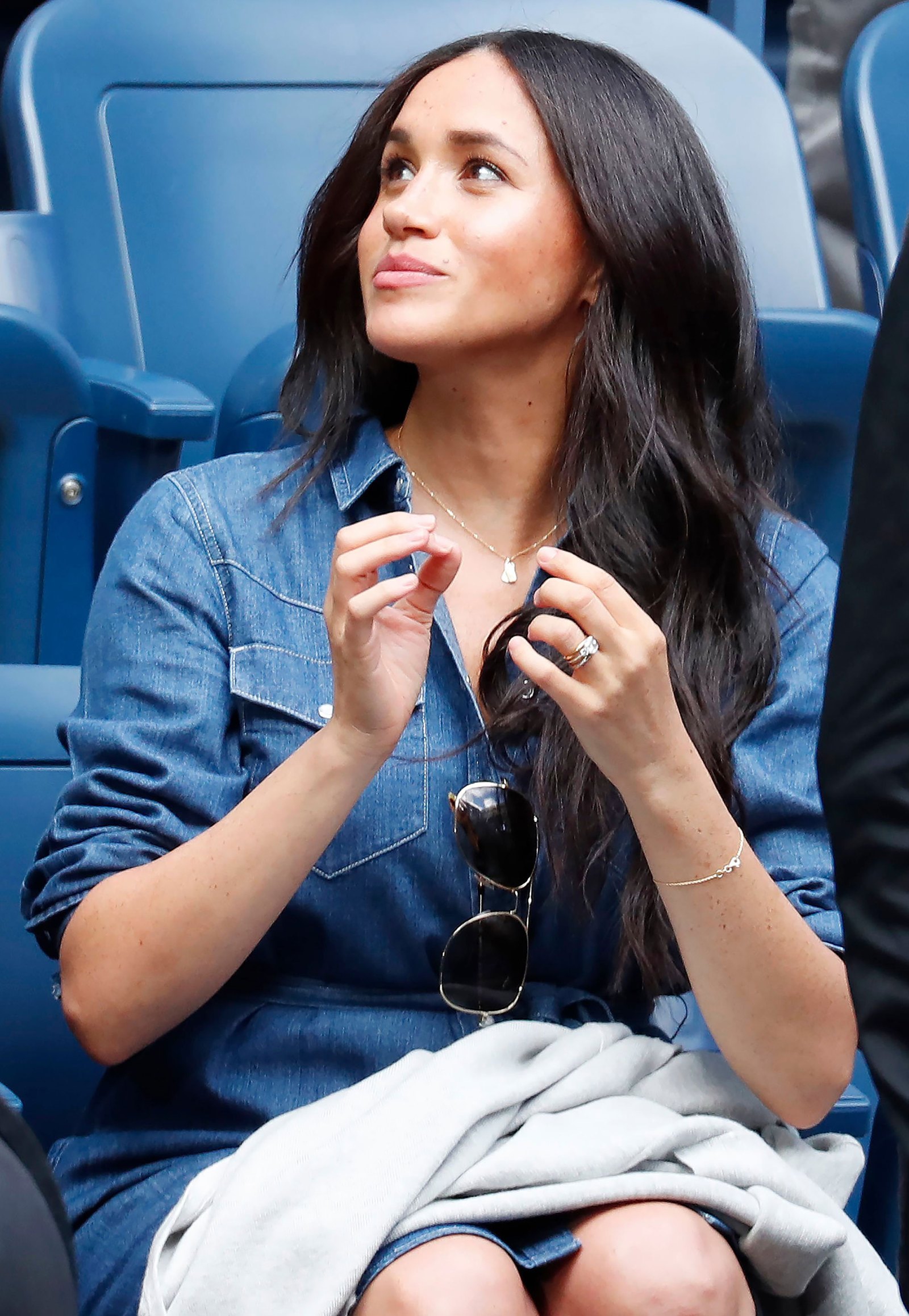 Meghan Markle Wears Initial Necklace for Harry, Archie at US Open | Us ...