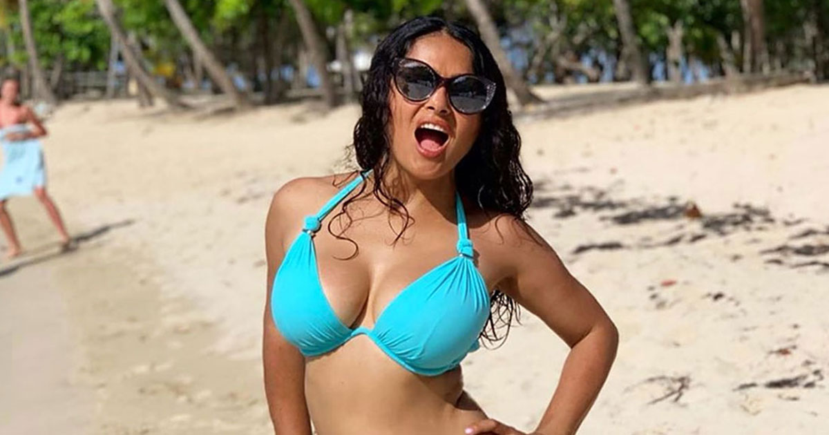 Women's Sexy Multicolor Strips Bikini Beach Bra
