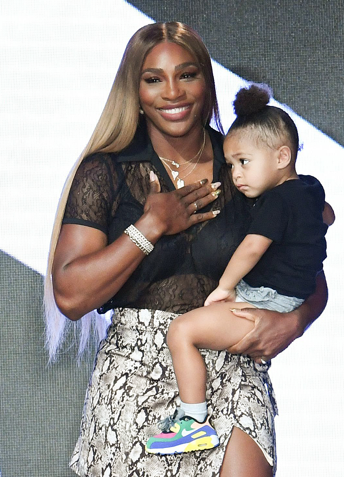 Serena Williams and Daughter Olympia on NYFW SS2020 Runway