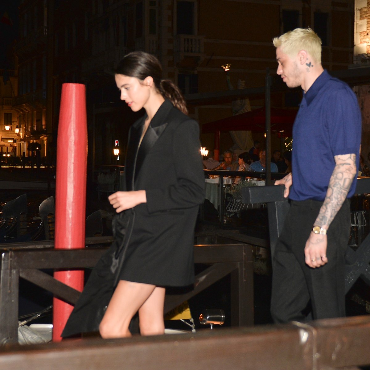 Pete Davidson, New Girlfriend Margaret Qualley Step Out in Venice: Pics