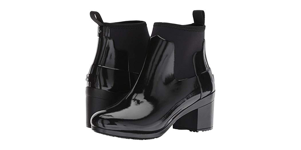 Stay Stylishly Dry In the Rain With These Heeled Hunter Boots