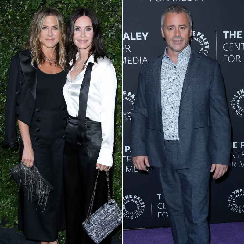 Courteney Cox Reunites With 'Friends' Costars Jennifer Aniston and Matt LeBlanc