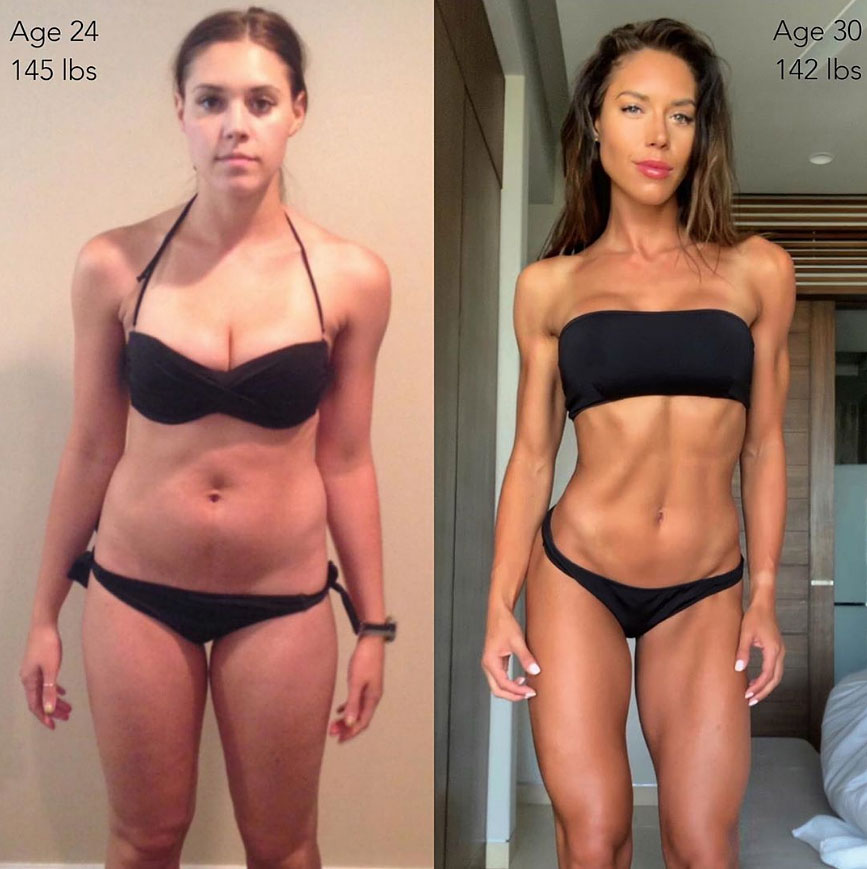 Fitness Influencers Transformation Photos
