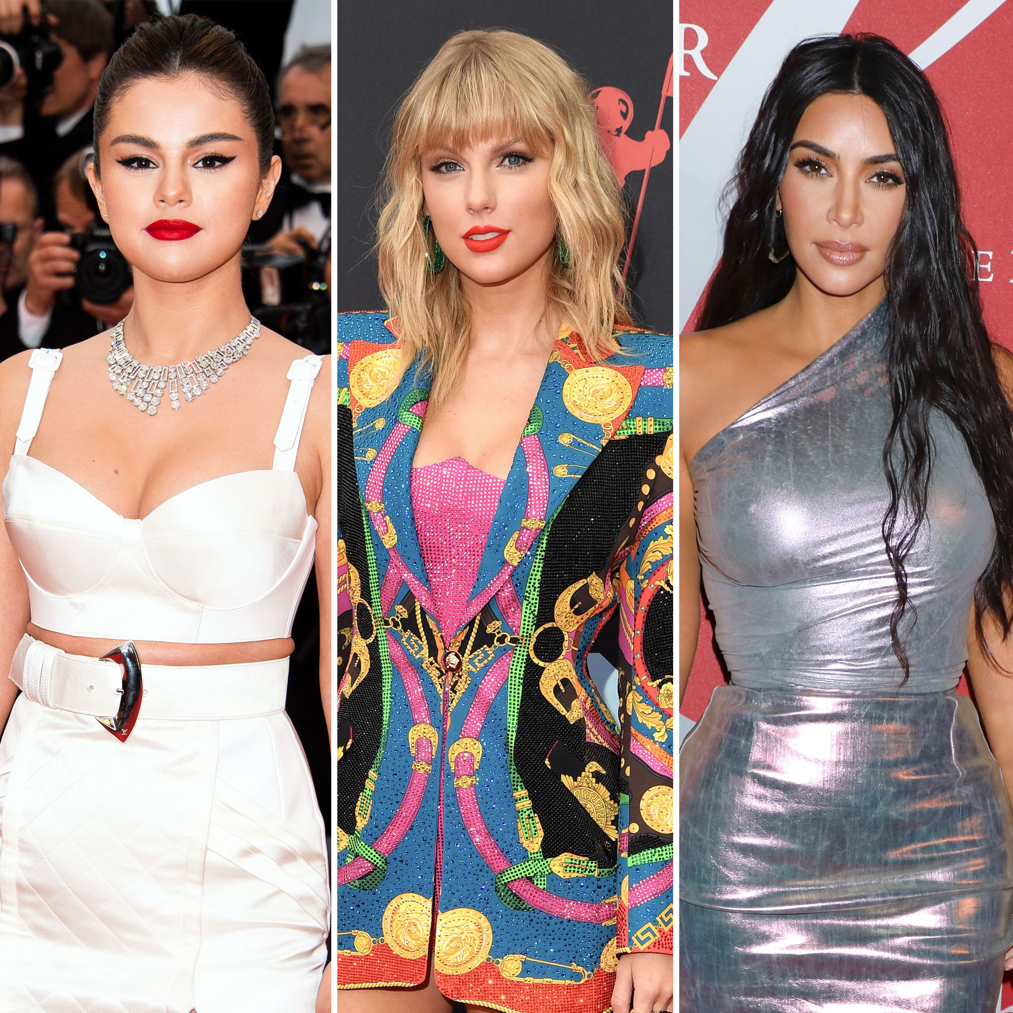 Taylor Swift, Kim Kardashian, and More Celebrities in Clear