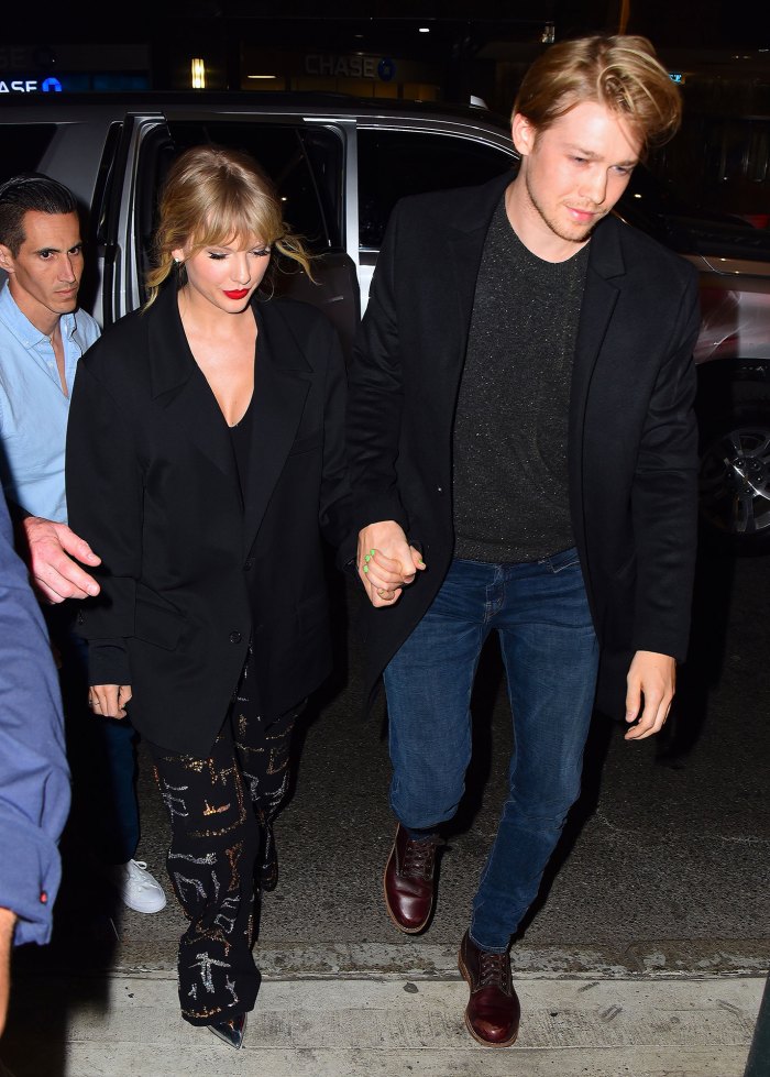 Taylor Swift Joe Alwyn Keep Close During Rare Public Outing 