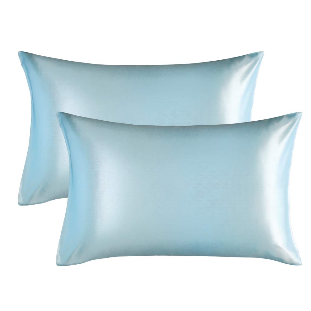 Satin Pillowcase- Light Blue – Starlet Satin