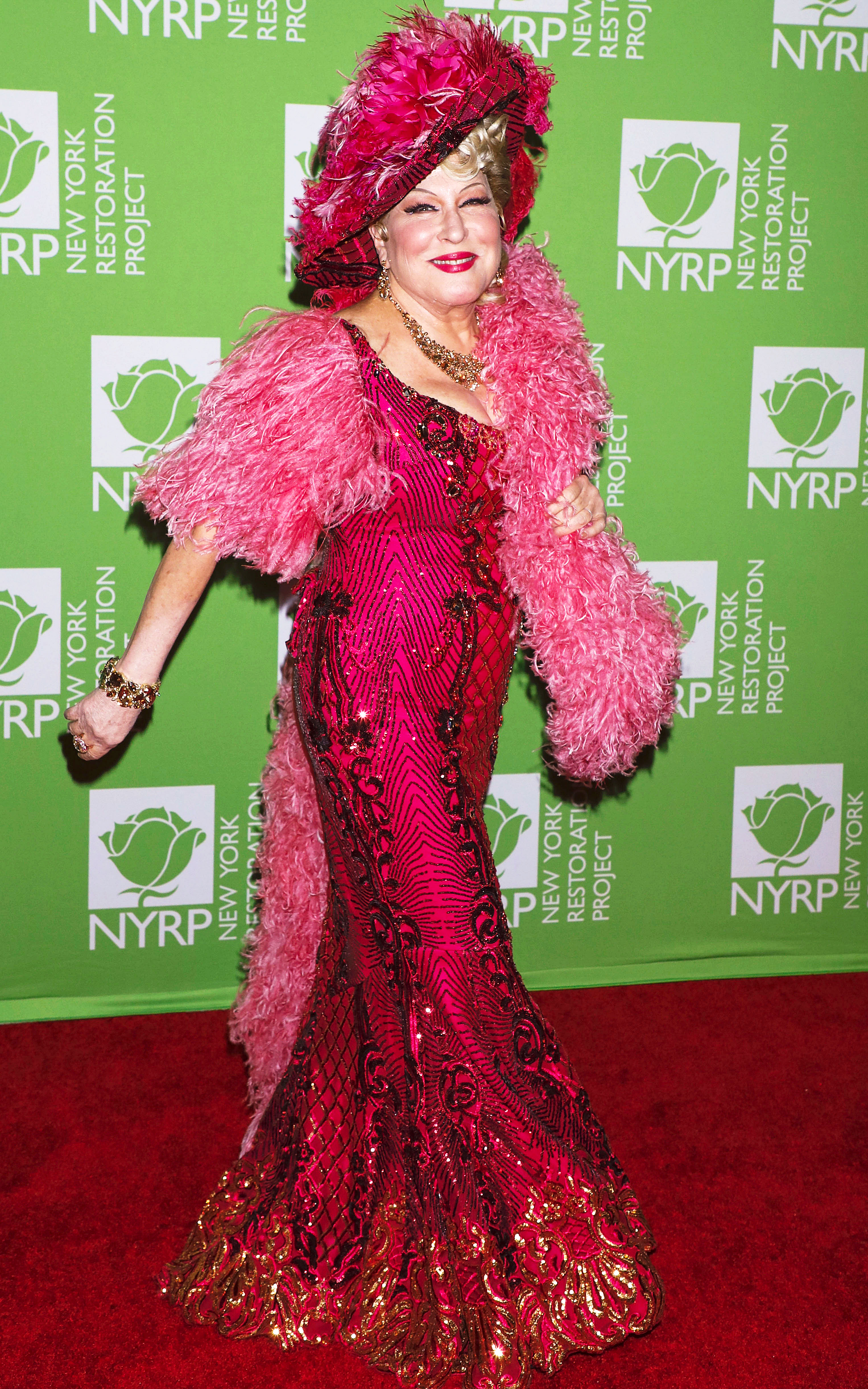 bette midler red carpet