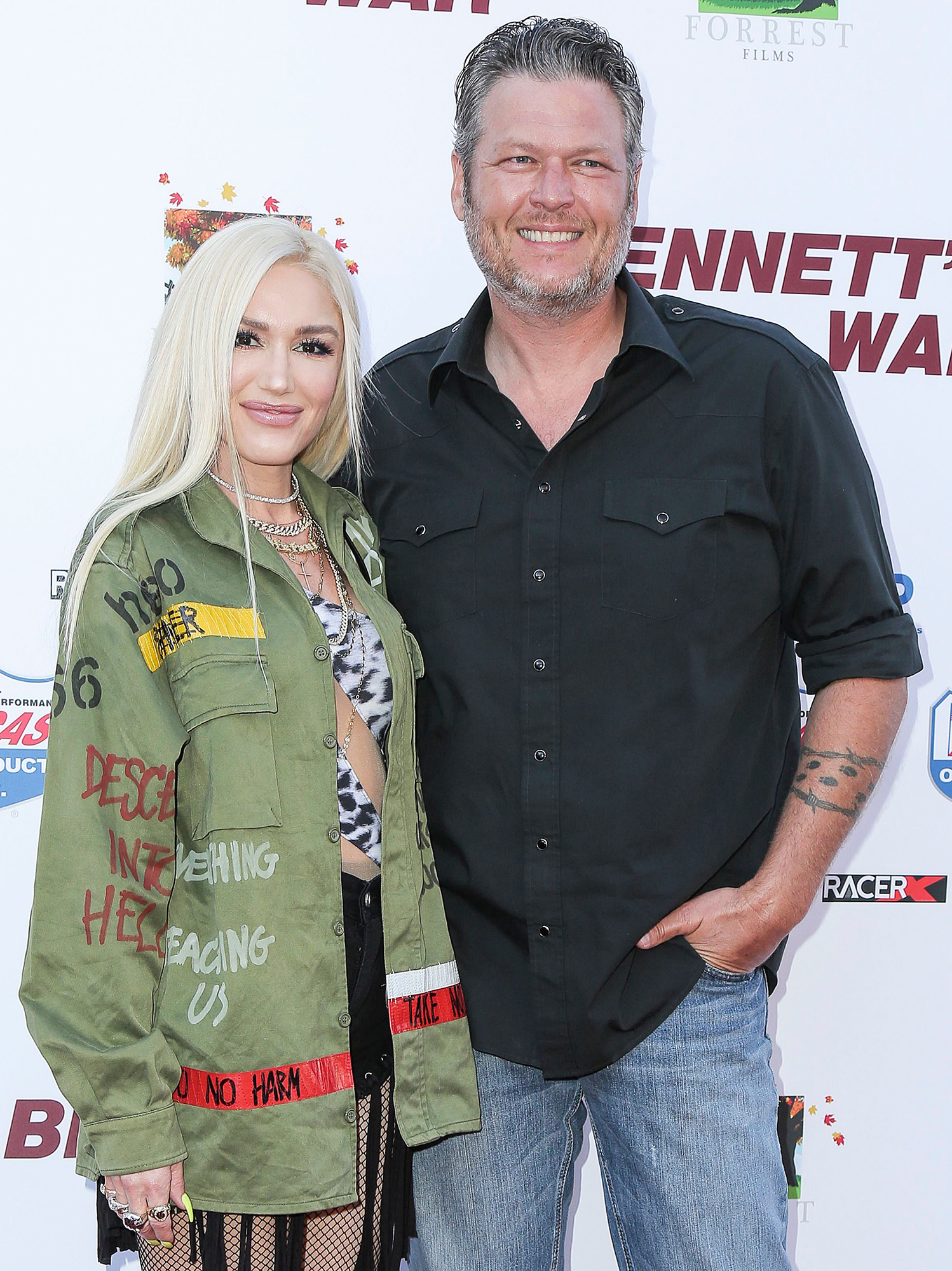 Gwen Stefani and Blake Shelton in Oklahoma for Christmas, at the Cardinals  game, and wine tasting in Santa Barbara