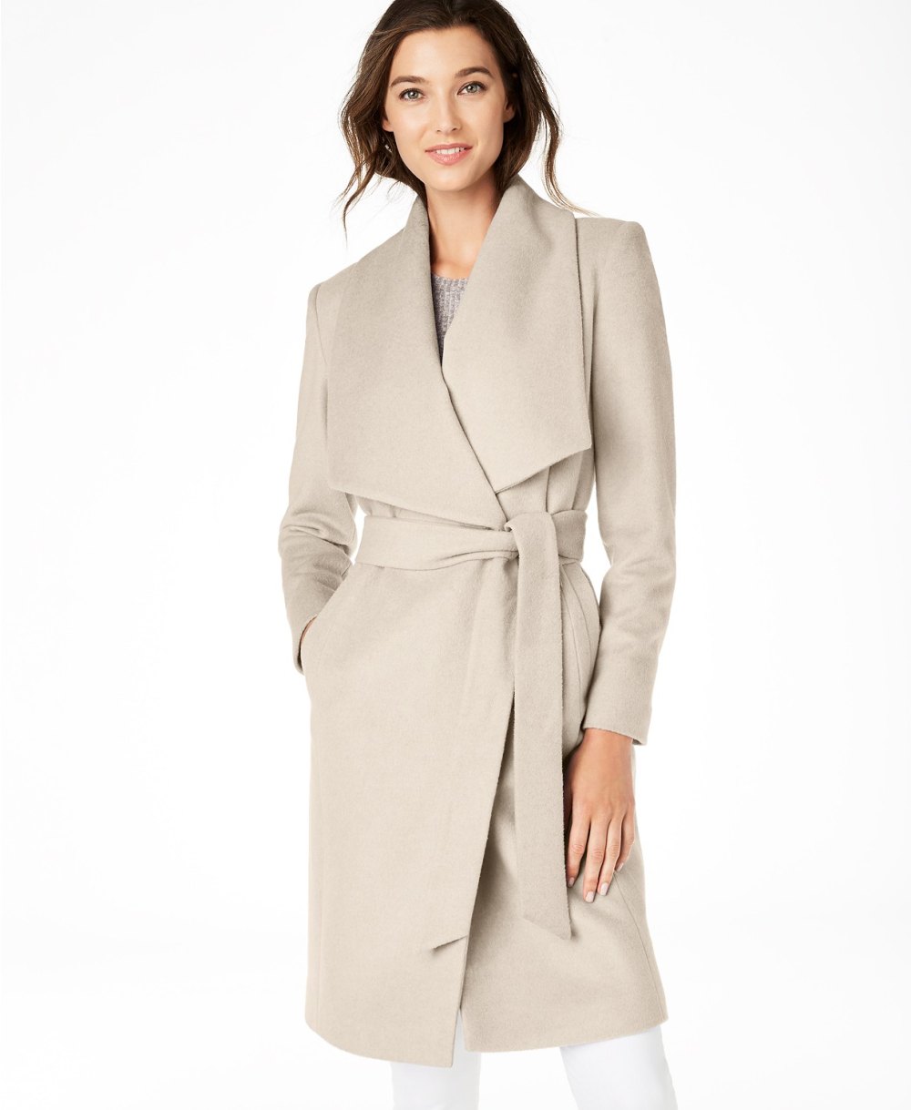 This Cole Haan Wrap Coat Is 50% Off at Macy’s for a Limited Time! | Us ...