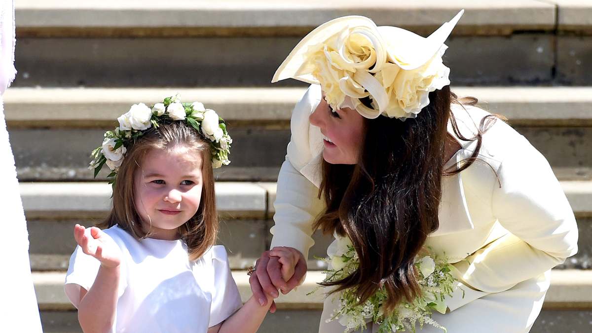 Royal Wedding: Princess Charlotte Matches White Flower Crown to