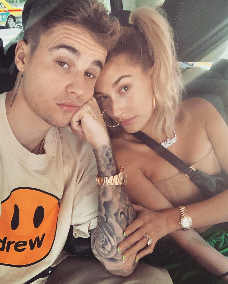 Justin & Hailey Bieber Couple Up for a Sushi Dinner Date, Hailey Bieber,  Justin Bieber