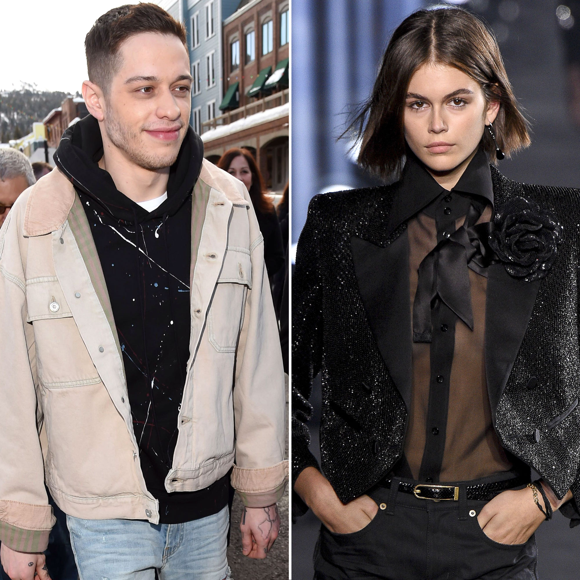 Pete Davidson and Kaia Gerber