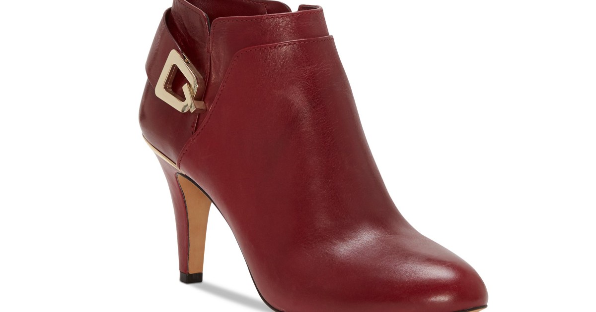 These Vince Camuto Leather Booties Are 30% Off for a Limited Time