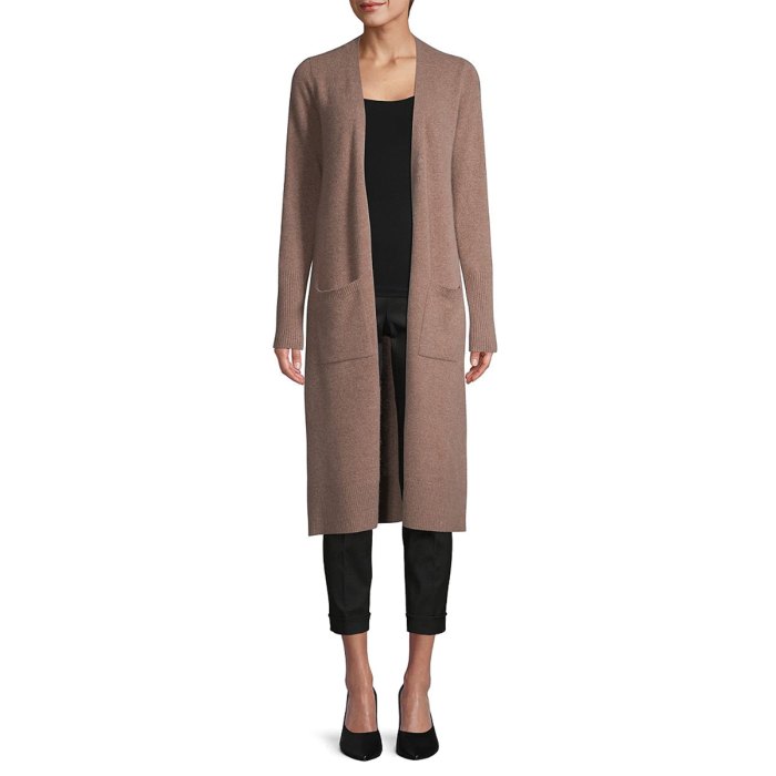 Save Over $100 on This Saks Cashmere Duster and Get Another Free!