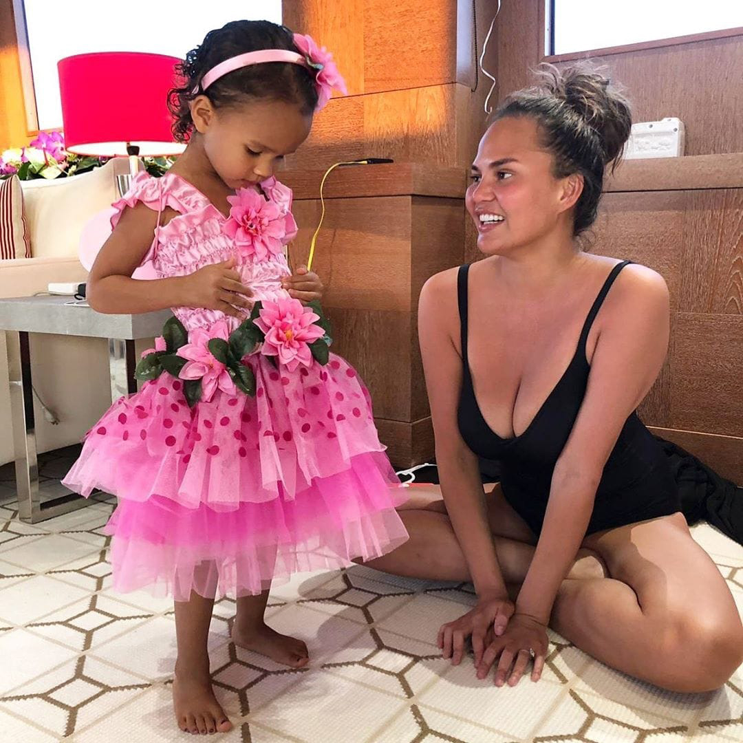 Chrissy Teigen Says Daughter Luna Has 'Fallen in Love' with Jump Scare Vids