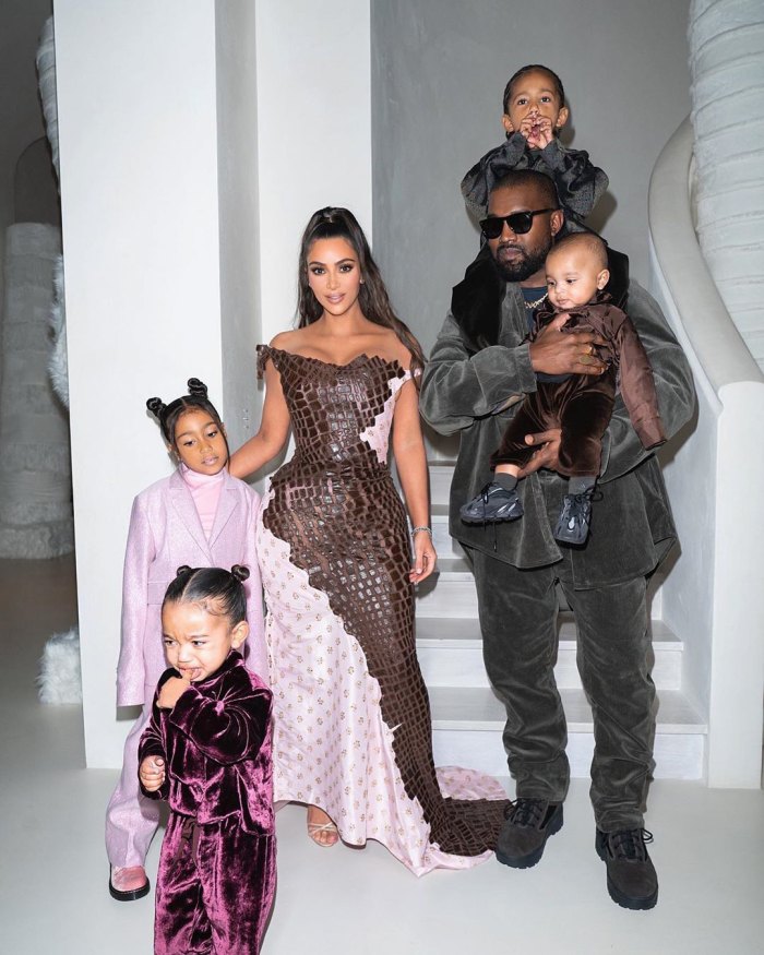 Did Kim, Kanye's Daughter North Wear Makeup in Christmas Eve Pics?