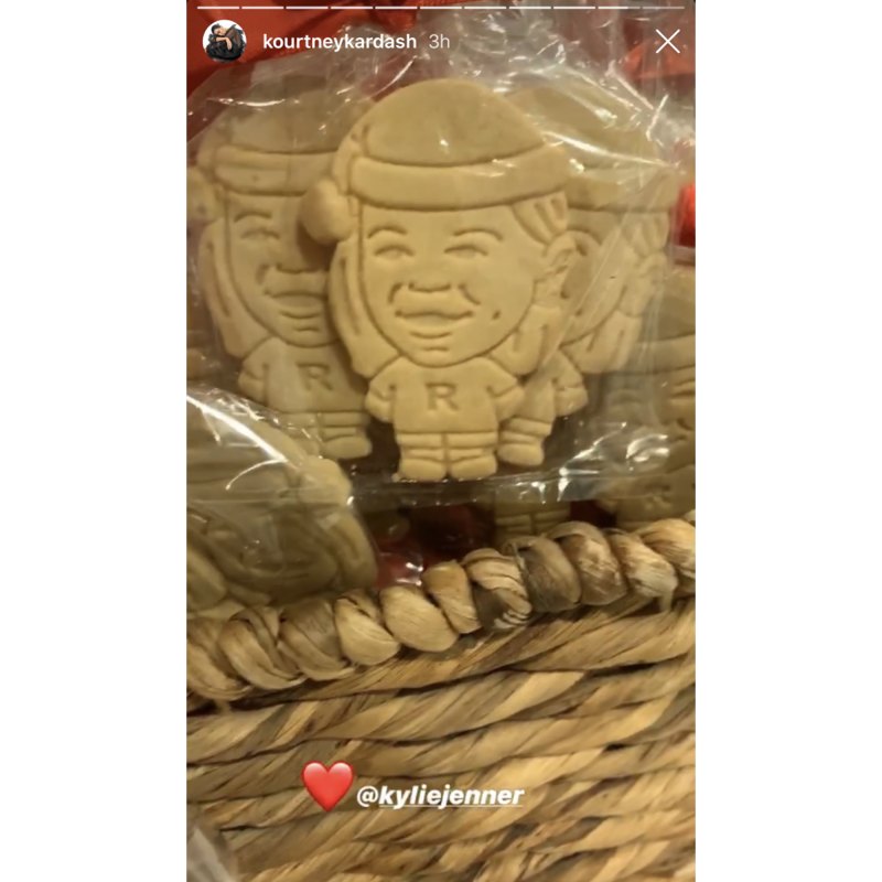 Kylie Jenner Gives Her Family Personalized Cookies for Christmas