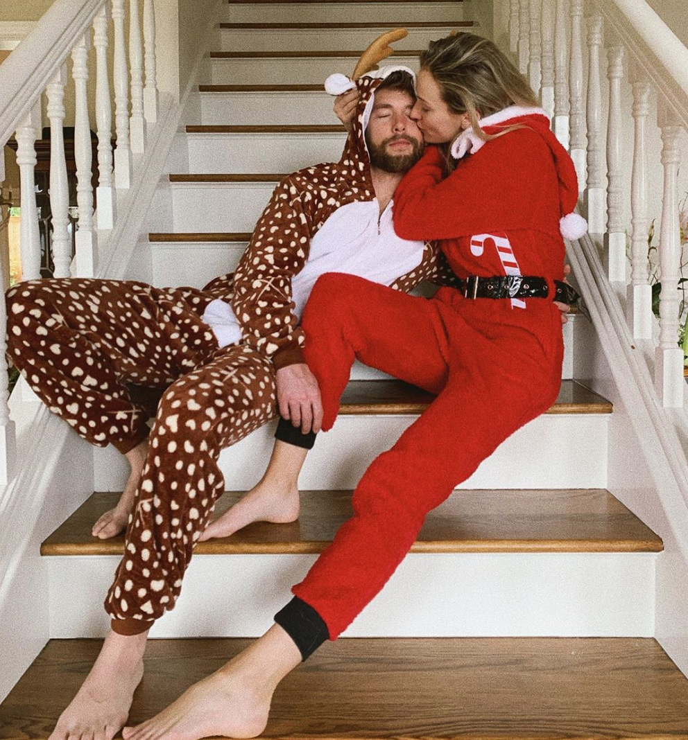 Our First Christmas Pajamas, Couples Christmas Pajamas, Matching