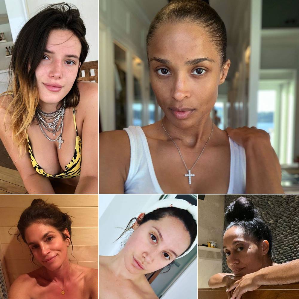 A diverse group of beautiful women with natural beauty and glowing