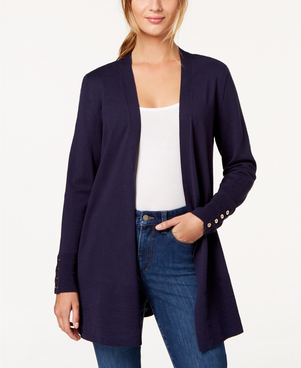 Charter Club Open-Front Cardigan