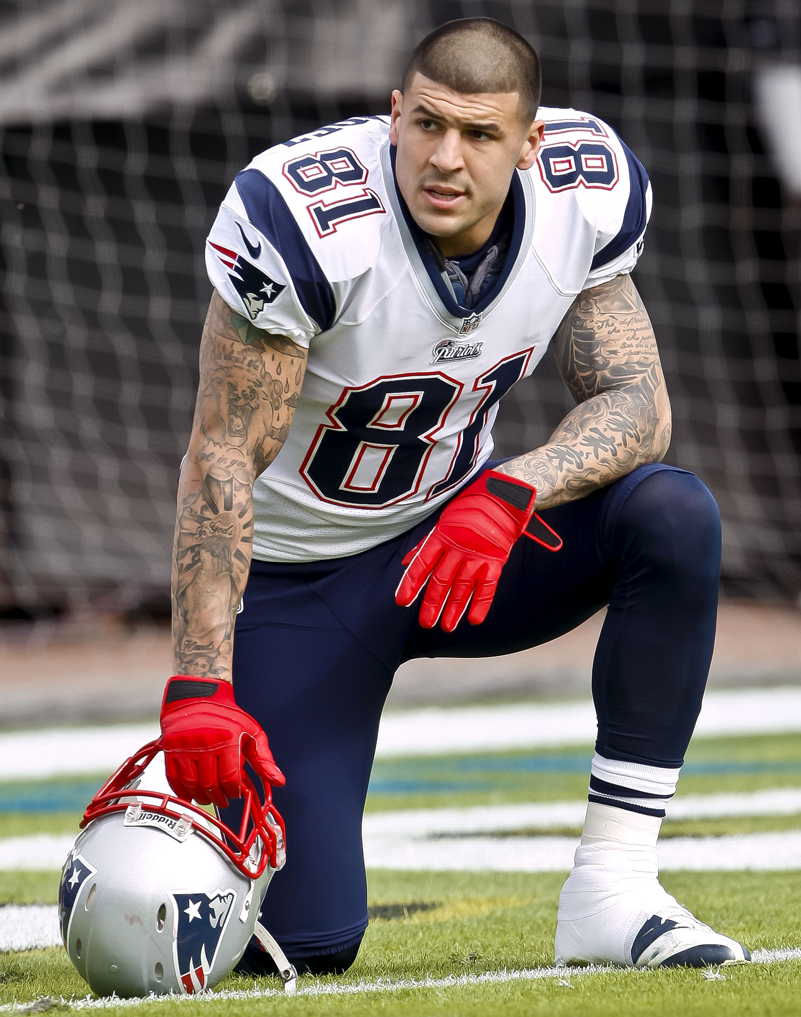 Aaron Hernandez #81 TE New England Patriots