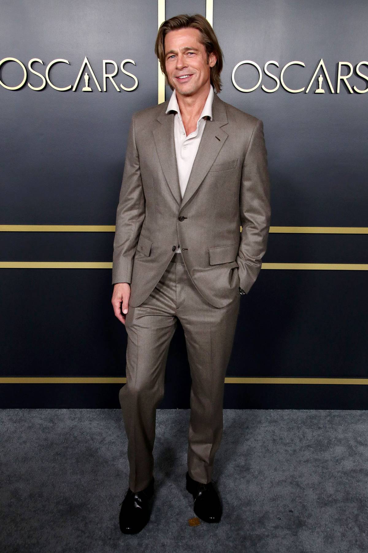 Brad Pitt In Brioni @ 2020 Screen Actors Guild Awards