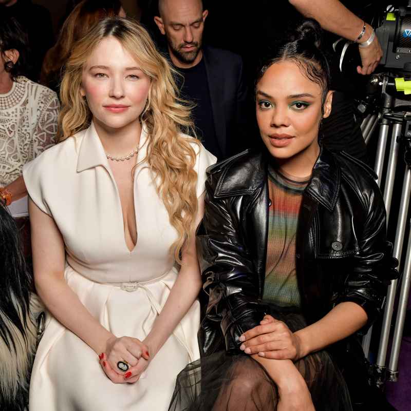 Celebs at Paris Fashion Week - Tessa Thompson and Haley Bennett