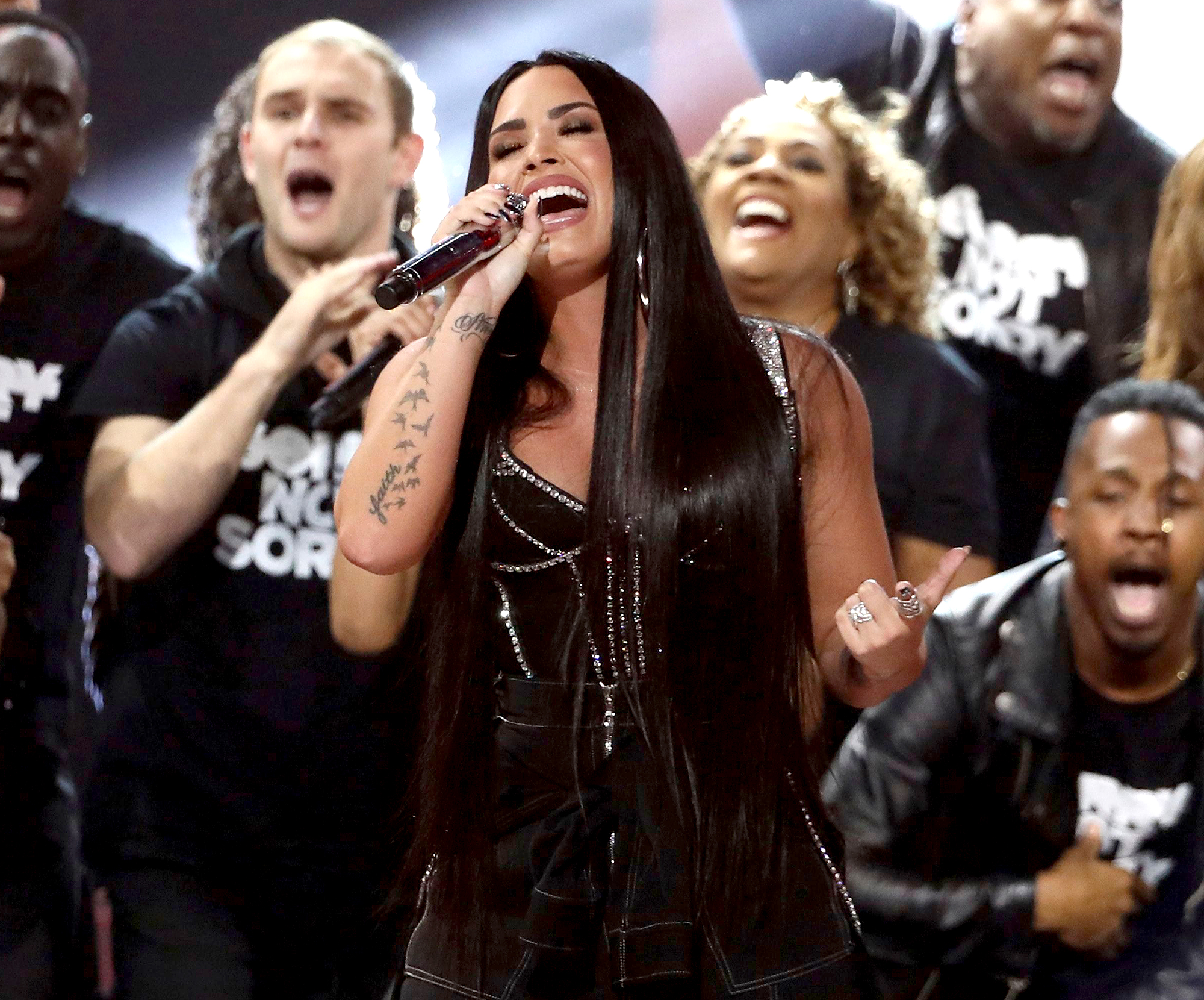 Demi Lovato gets compared to Whitney Houston after performing National  Anthem at Super Bowl