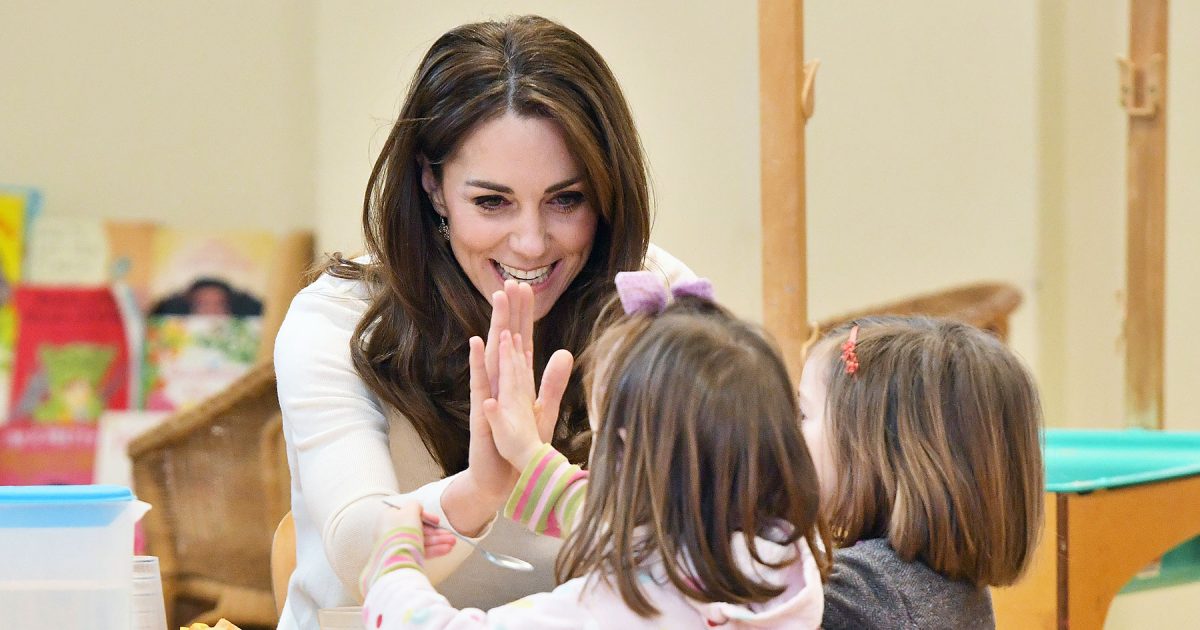 Duchess Kate Serves Breakfast at Preschool in Solo Royal Engagement